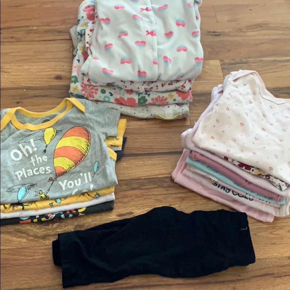 17 piece baby girl bundle